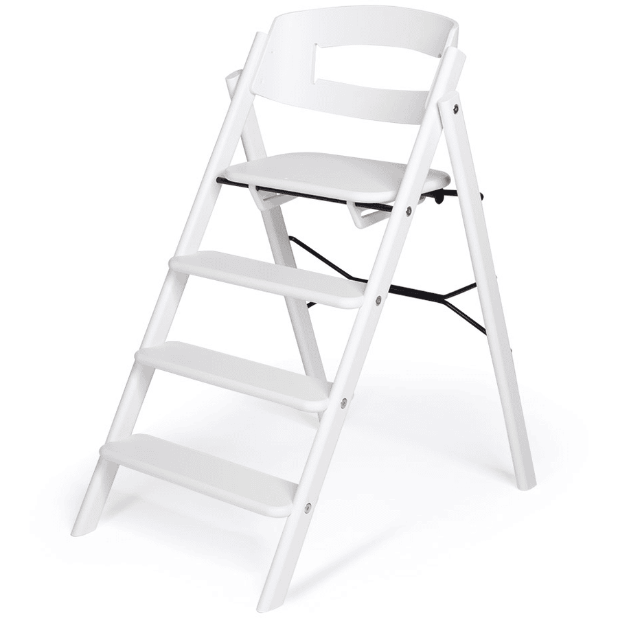 KAOS Barnestol sammenleggbar bøk hvit