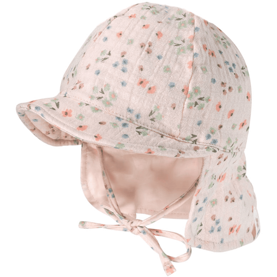 Maximo S child casquette fleur rose pâle