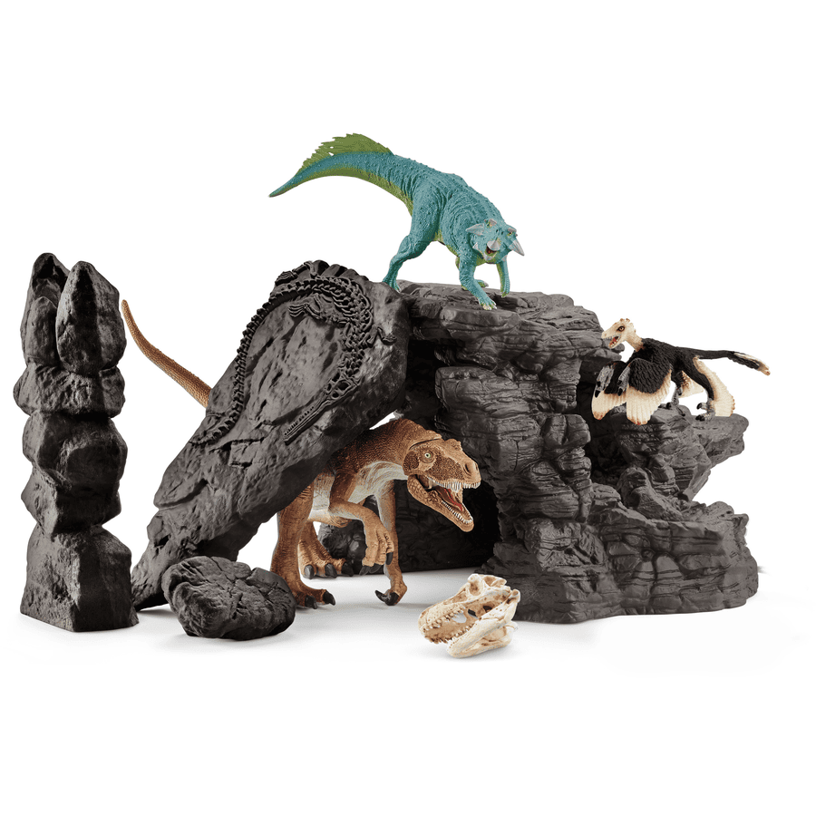 Schleich set Dinosauri con grotta