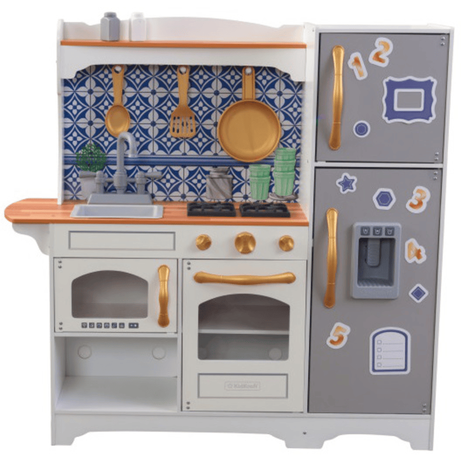 KidKraft® Cuisine enfant Mosaic Magnetic bois 53448