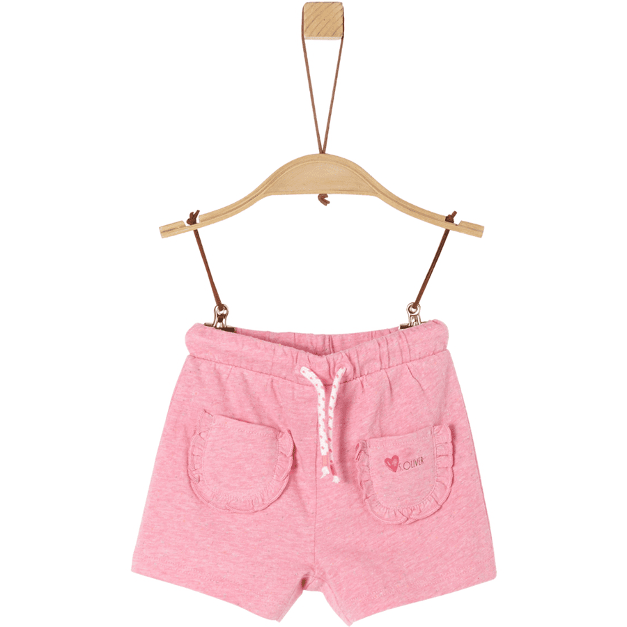 s. Oliver Sweat shorts lys rosa melange
