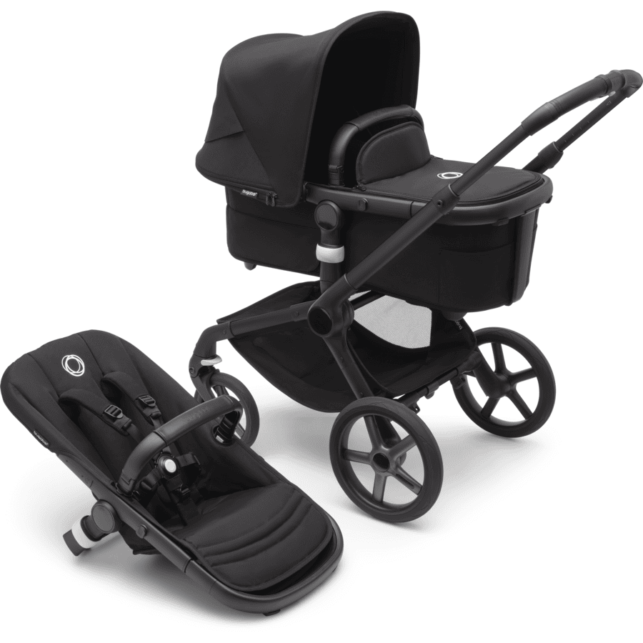 bugaboo Kombikinderwagen Fox 5 complete Black Midnight Black