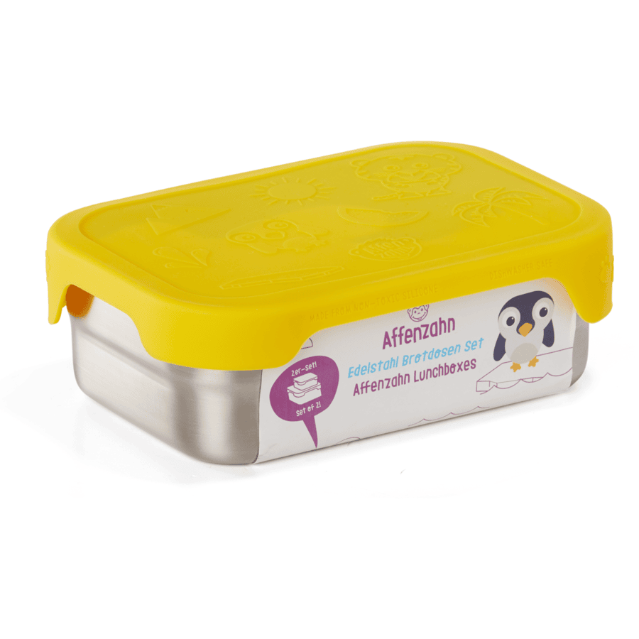 Affenzahn Zestaw lunch box: Tiger , żółty