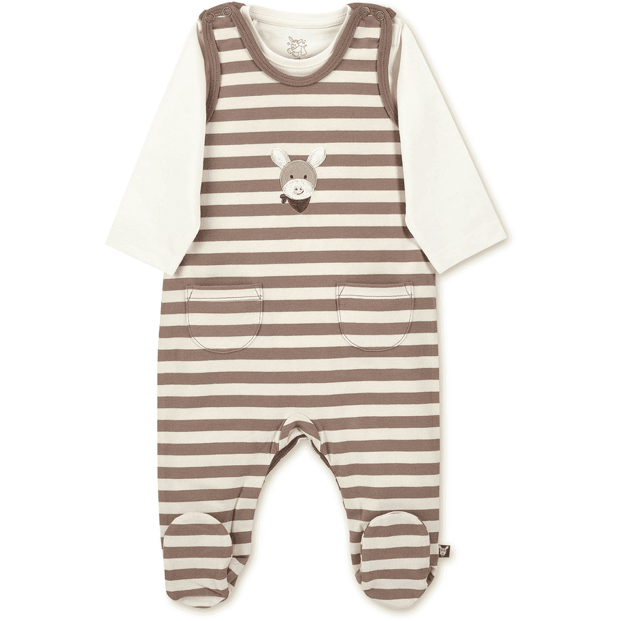 Sterntaler Romper set Emmi brązowy