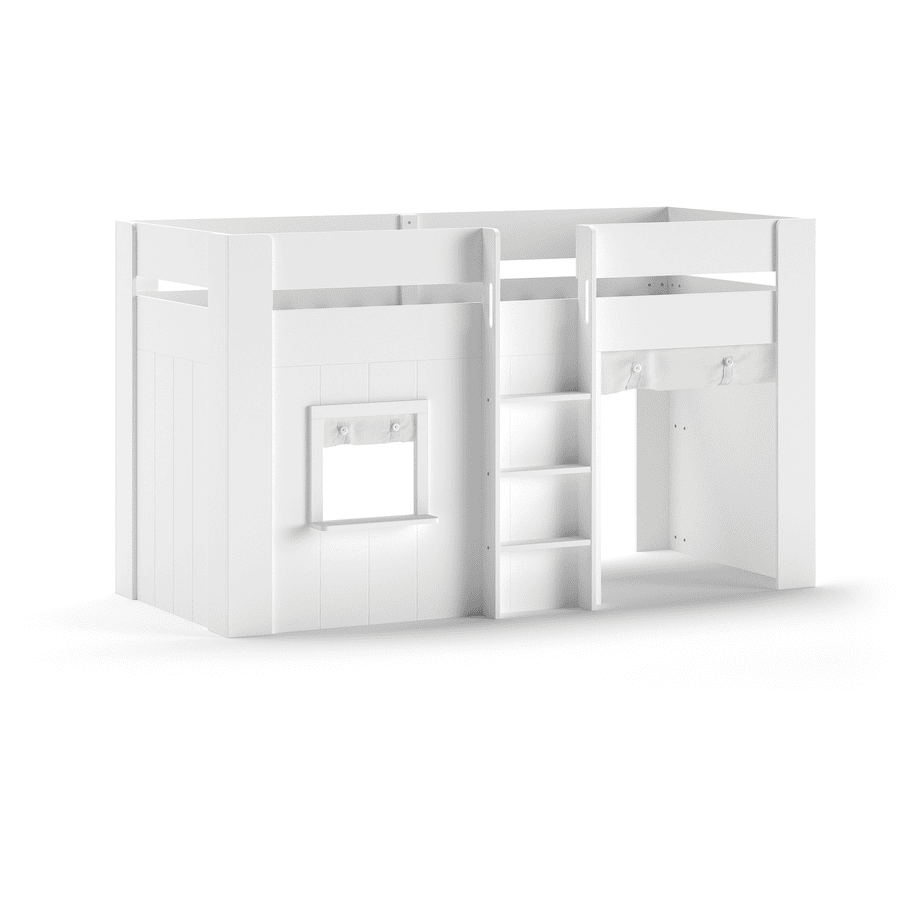 VIPACK Spielbett RENO 90 x 200 cm creme-weiß