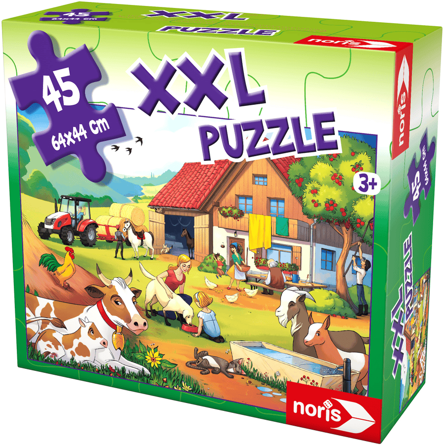 Noris XXL Puzzle Urlaub auf dem Bauernhof

