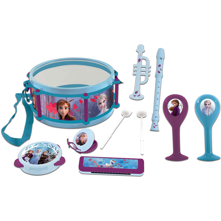 LEXIBOOK Disney The Ice Queen musikksett med syv instrumenter