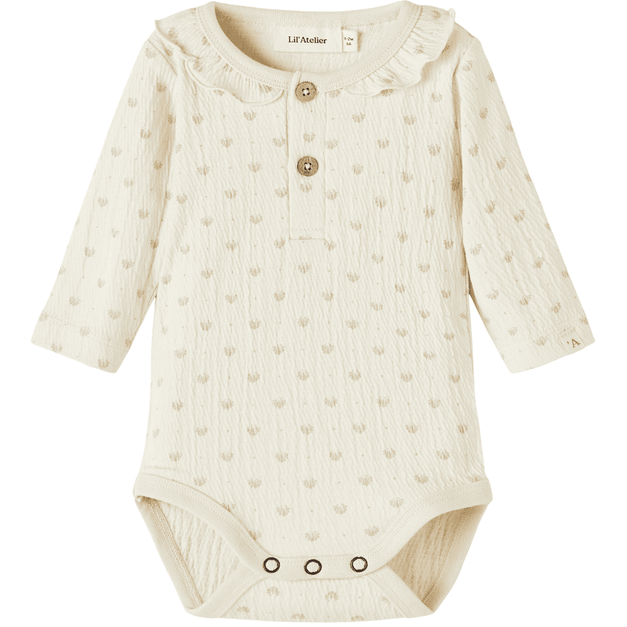 Lil'Atelier Langarmbody Nbfdida Turtledove