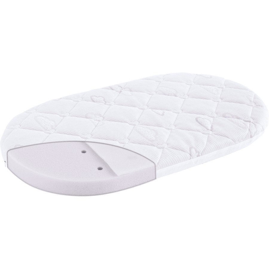 Träumeland Materassino per passeggino Brise Light 36 x 78cm (ovale)