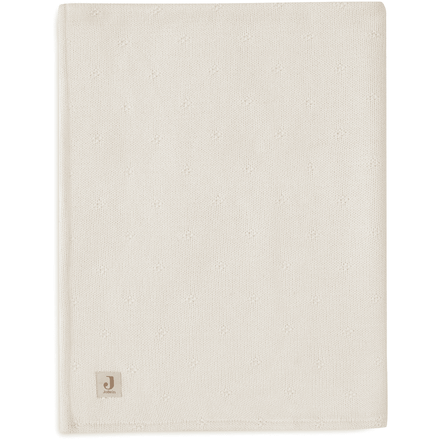 jollein Decke Cosy Knit Ivory/Velvet 100 x 150cm