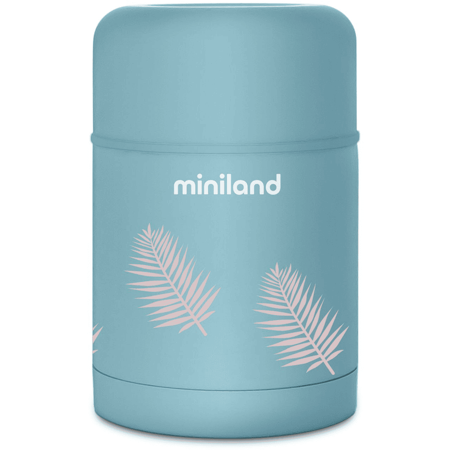 miniland Pot isotherme enfant food thermy palms inox 600 ml