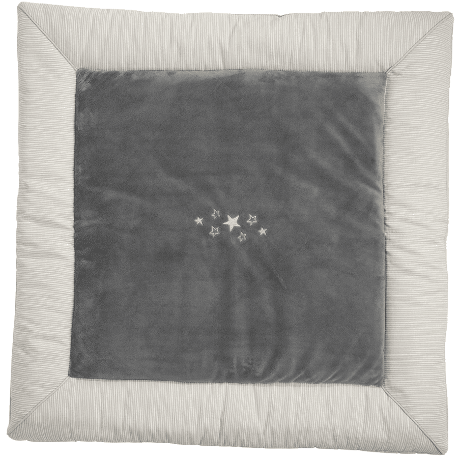 Be Be 's Collection Manta infantil Star Gris 100x100 cm