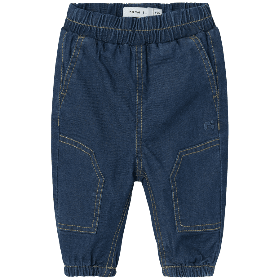 name it Light Dżinsy U-Shape Nbmben Blue Denim