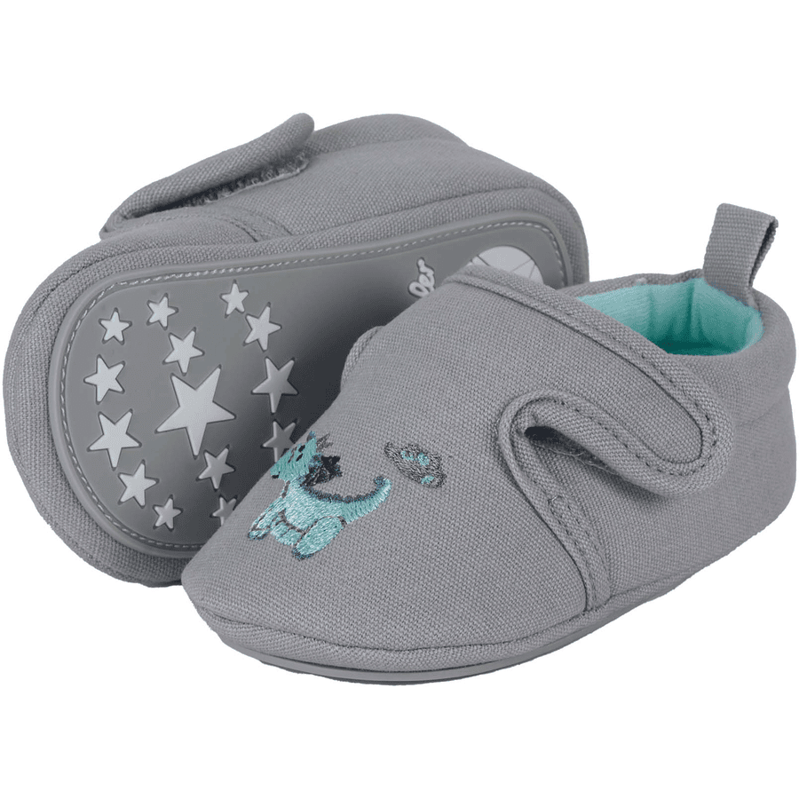 Sterntale Baby Toddler Shoe Dino Smoke Grey