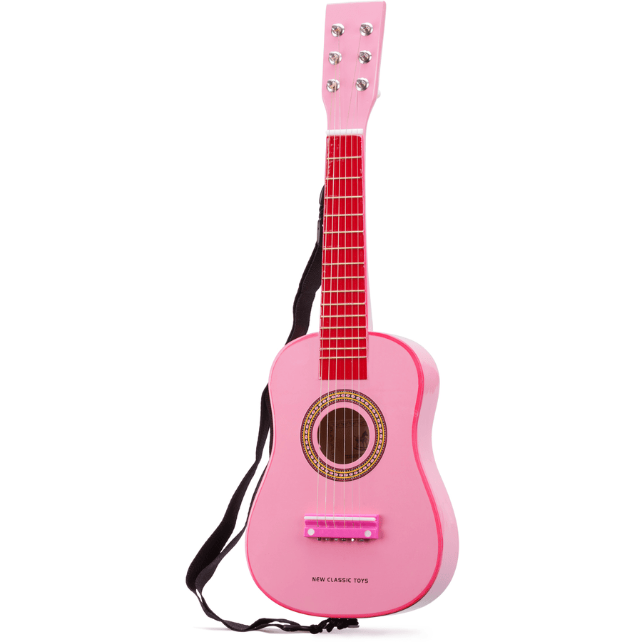 New Classic Toys Gitara - Różowa
