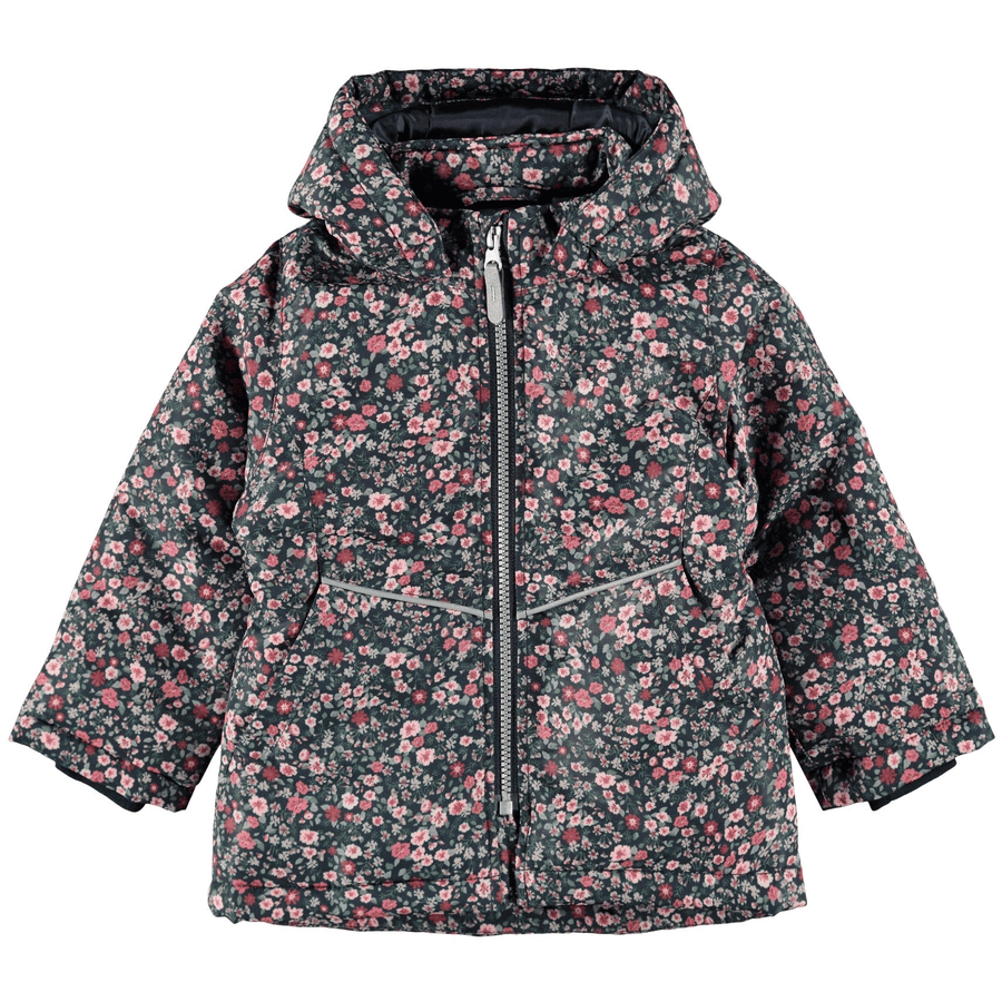 name it Jacke Nmfmaxi Dark Sapphire Petit Flower