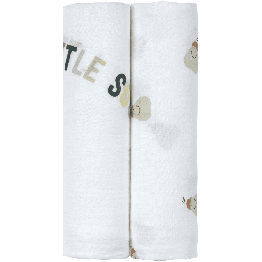 LÄSSIG Fruits Swaddle XL Happy Pear