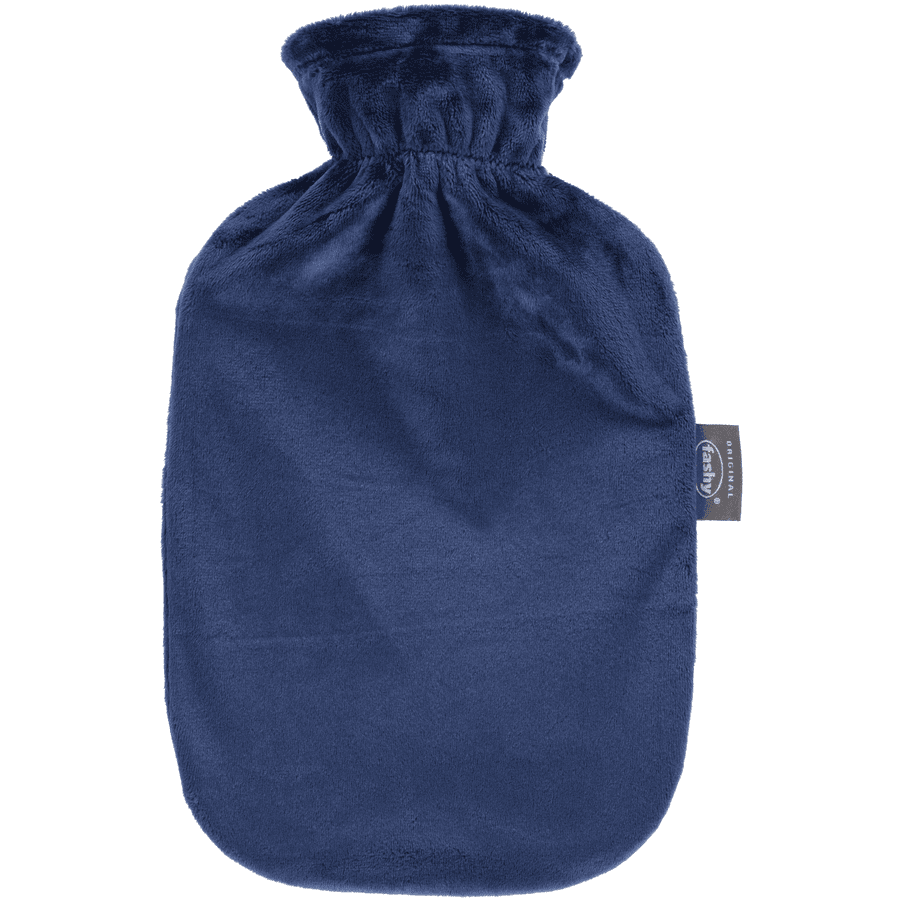 fashy ® Kuumavesipullo 2L fleece-suojuksella vuonna marine 