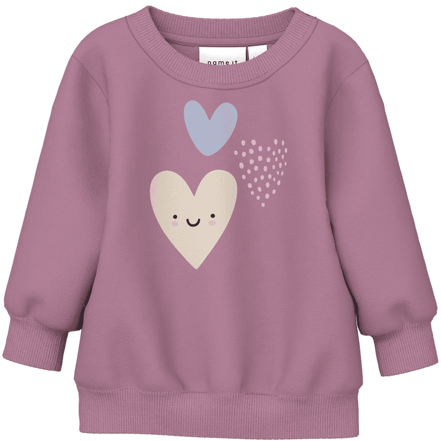 name it Sweat-shirt Nbfvrillie Mauve Orchid