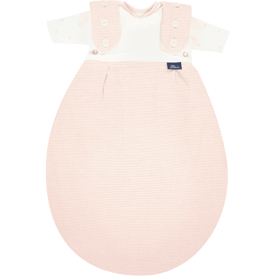 Alvi ® Baby-Maxchen® śpiwór wcześniaków SuperSoft rose Stripe