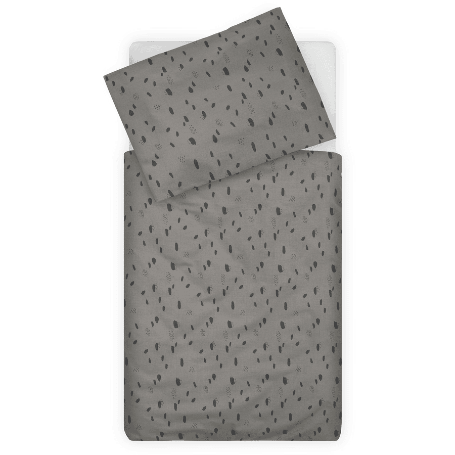 jollein Ložní prádlo Spot storm grey 100 x 140 cm