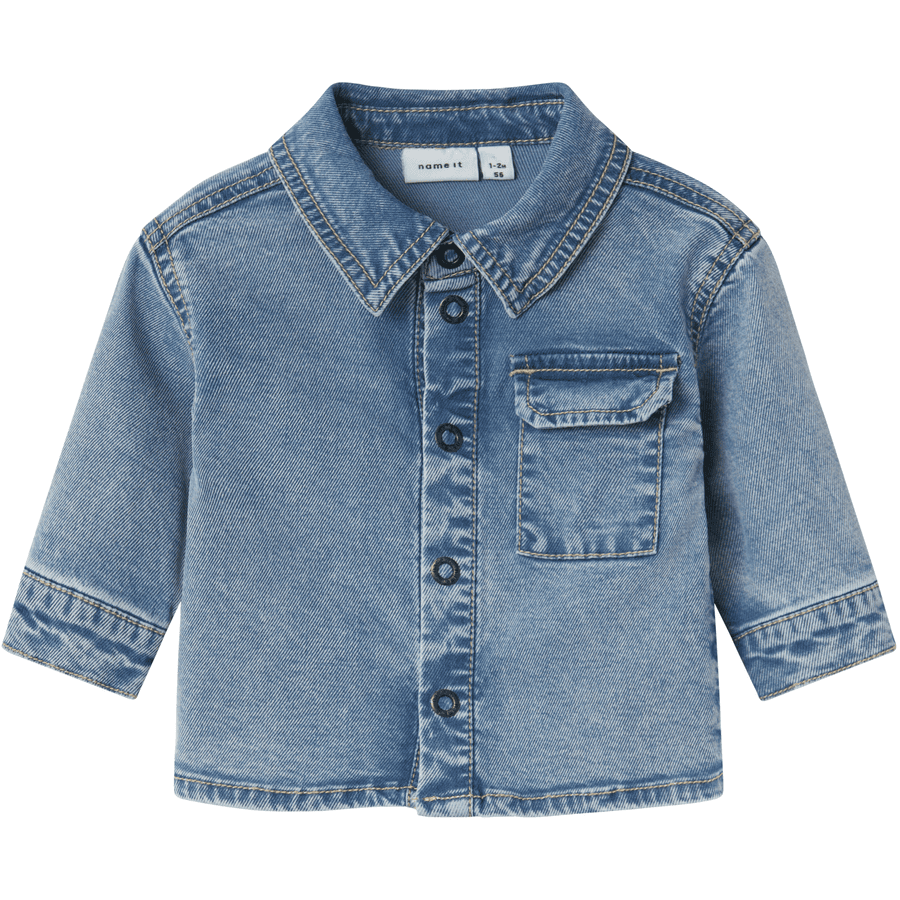 name it Medium Denimowa koszula Nbmknud Blue Denim