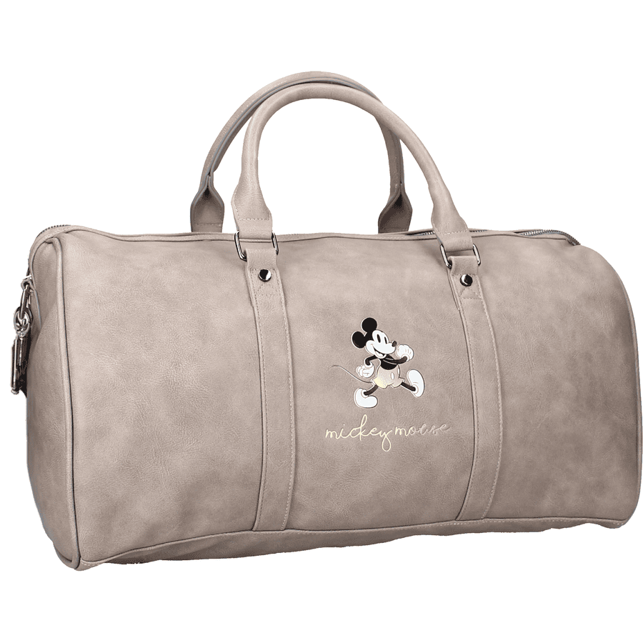 Kidzroom Travel Bag Mickey Mouse Great Journey s Ahead Taupe