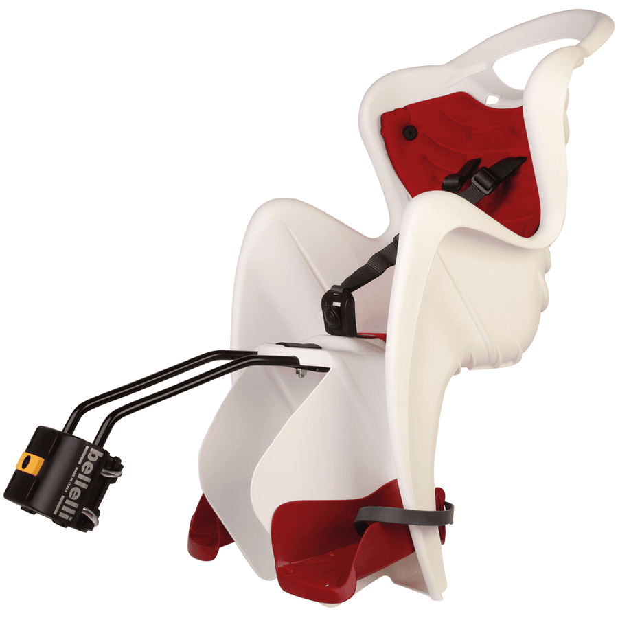 BELLELLI Sedačka na kolo Mr Fox B-fix Frame mount White / Red