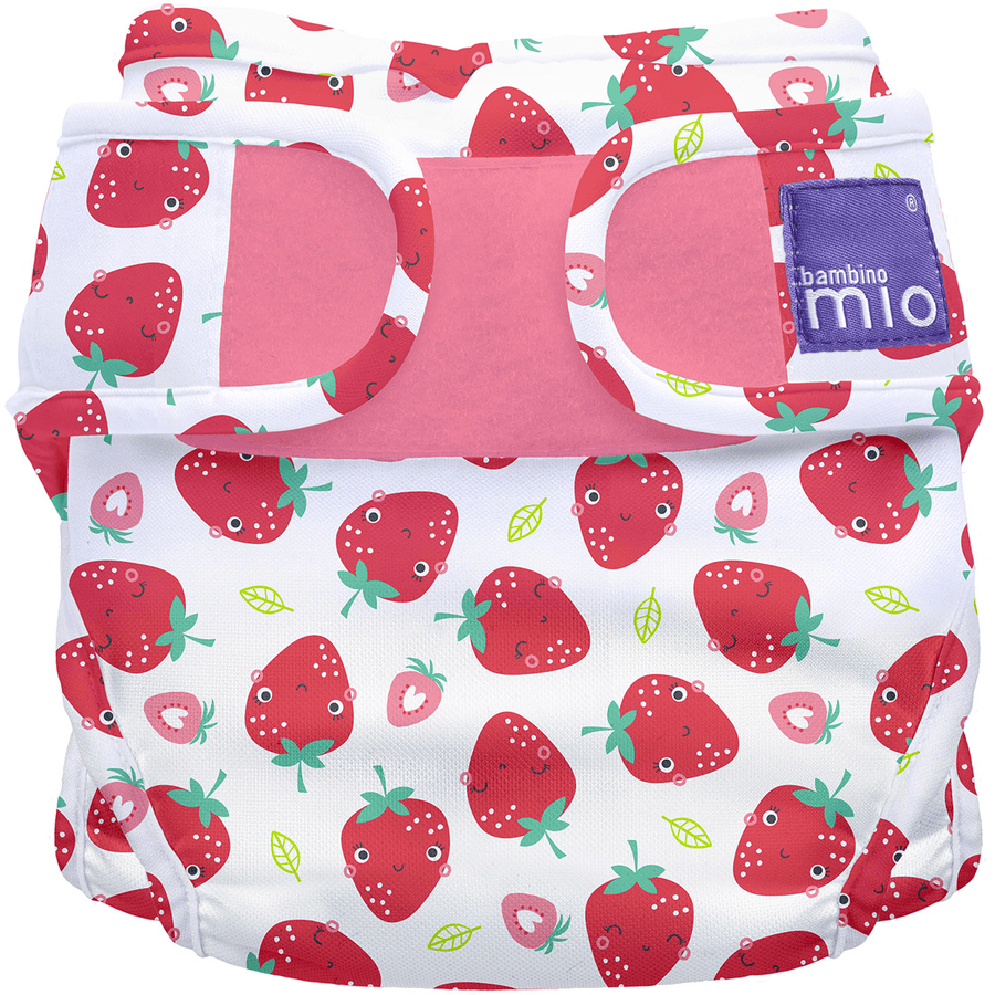 Bambino Mio bleieovertræksbukser mioduo, forfriskende jordbær, str. 1 (&lt;9 kg)