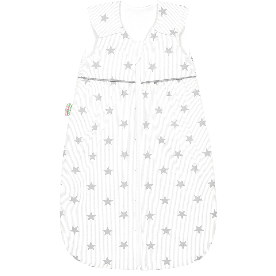 odenwälder Jersey Schlafsack Anni stars light grey 70cm - 130cm