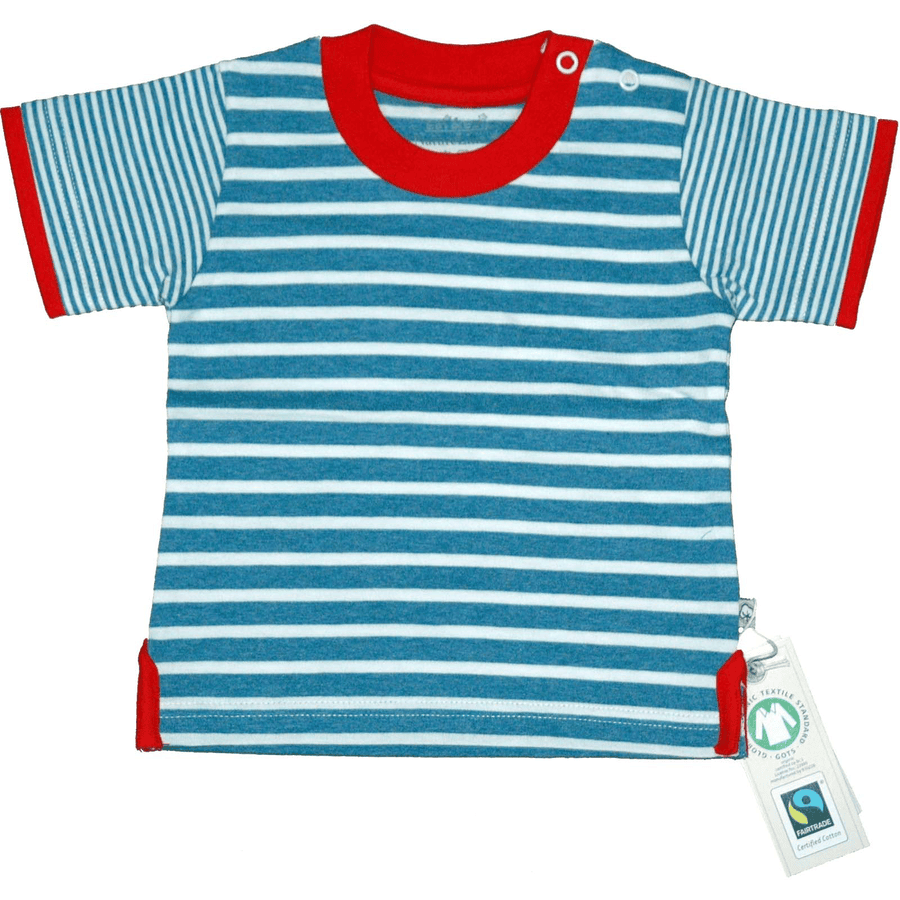 EBI &amp; EBI Fairtrade Pruhované džínové tričko