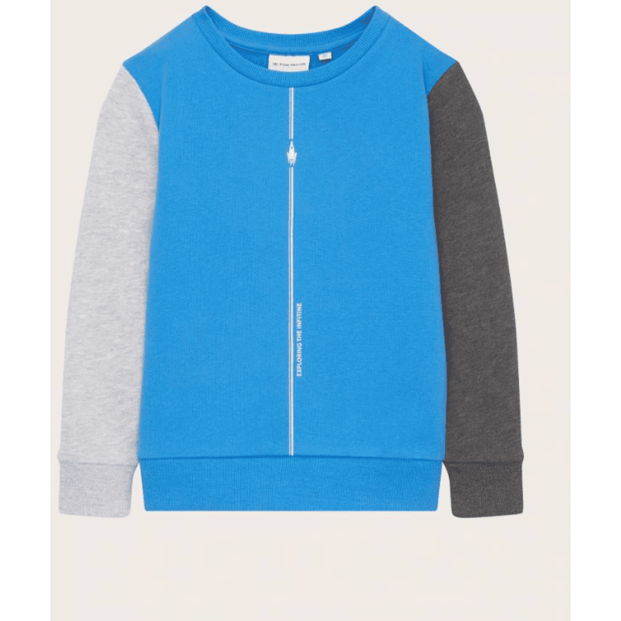 TOM TAILOR Sweat-shirt bleu