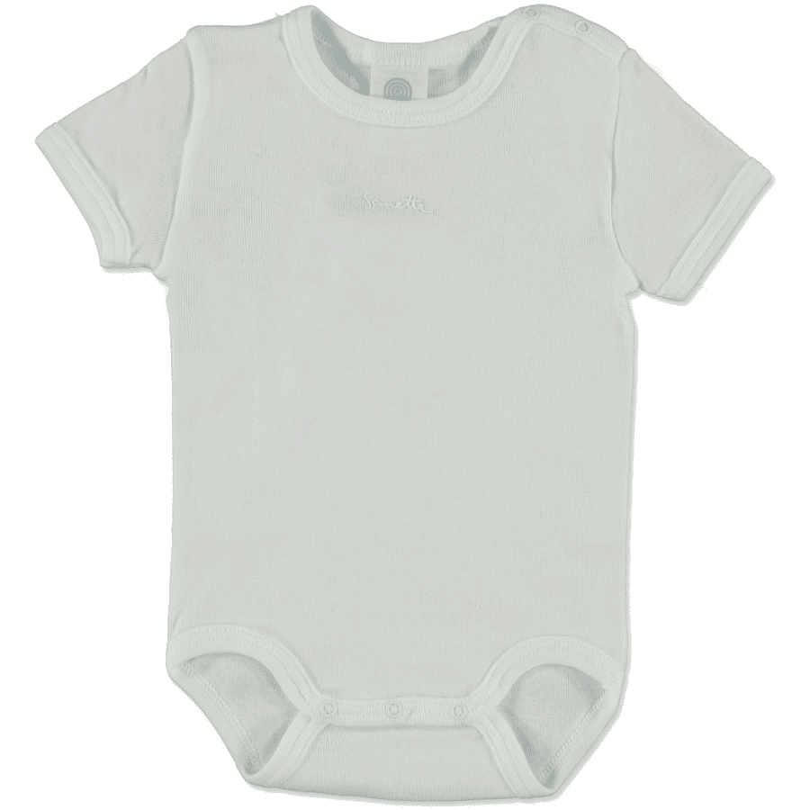 SANETTA Baby Body 1/4 Arm weiss