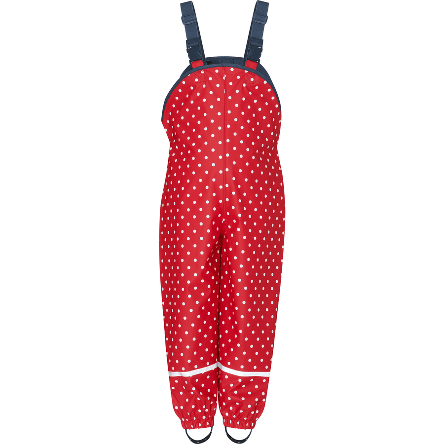 Playshoes Regenhose mit Punkten rot