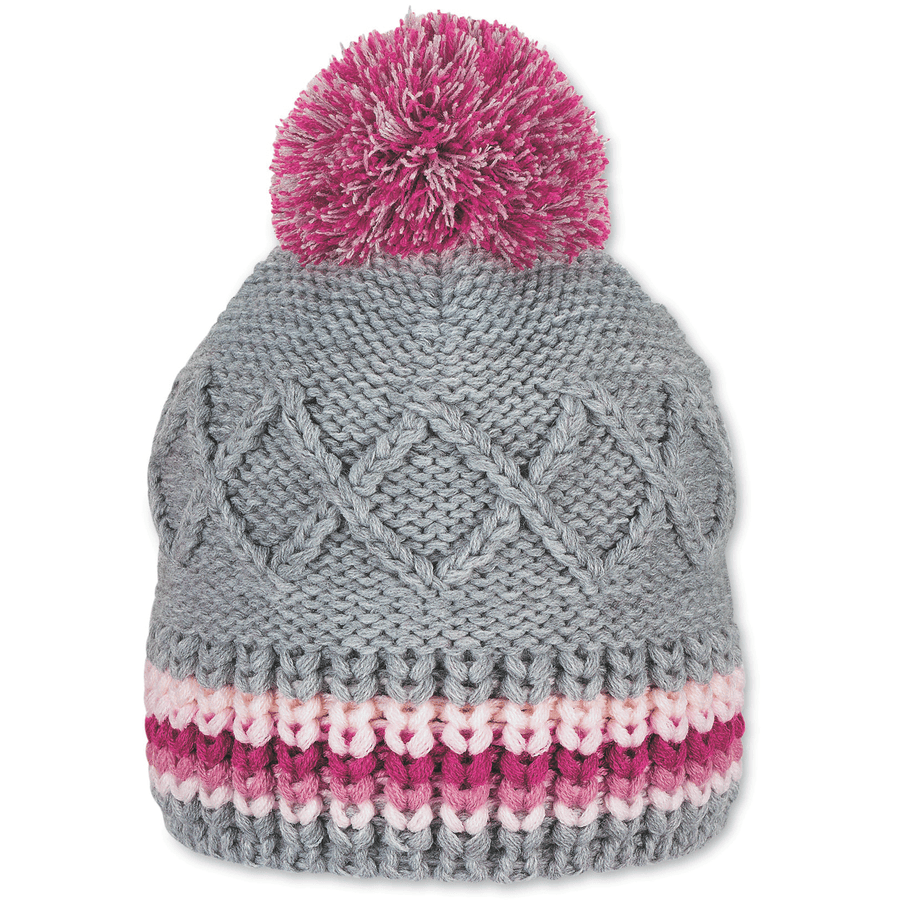 Sterntaler gorro de punto plata melange