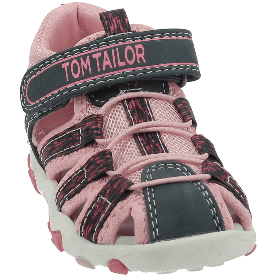 TOM TAILOR Sandale navy-rose