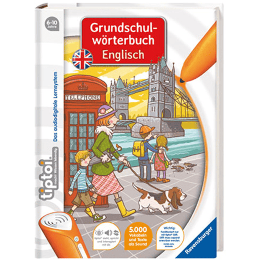 Ravensburger tiptoi® Grundschulwörterbuch Englisch