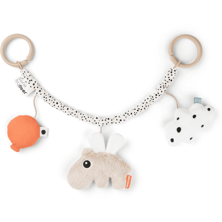 Done by Deer ™ Gelukkige kinderwagenketting Clouds , sand 