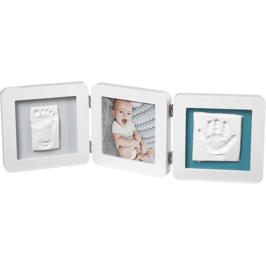 Baby Art Fotoramme med trykk - My Baby Touch Dobbeltrykkramme Hvit essensiell 