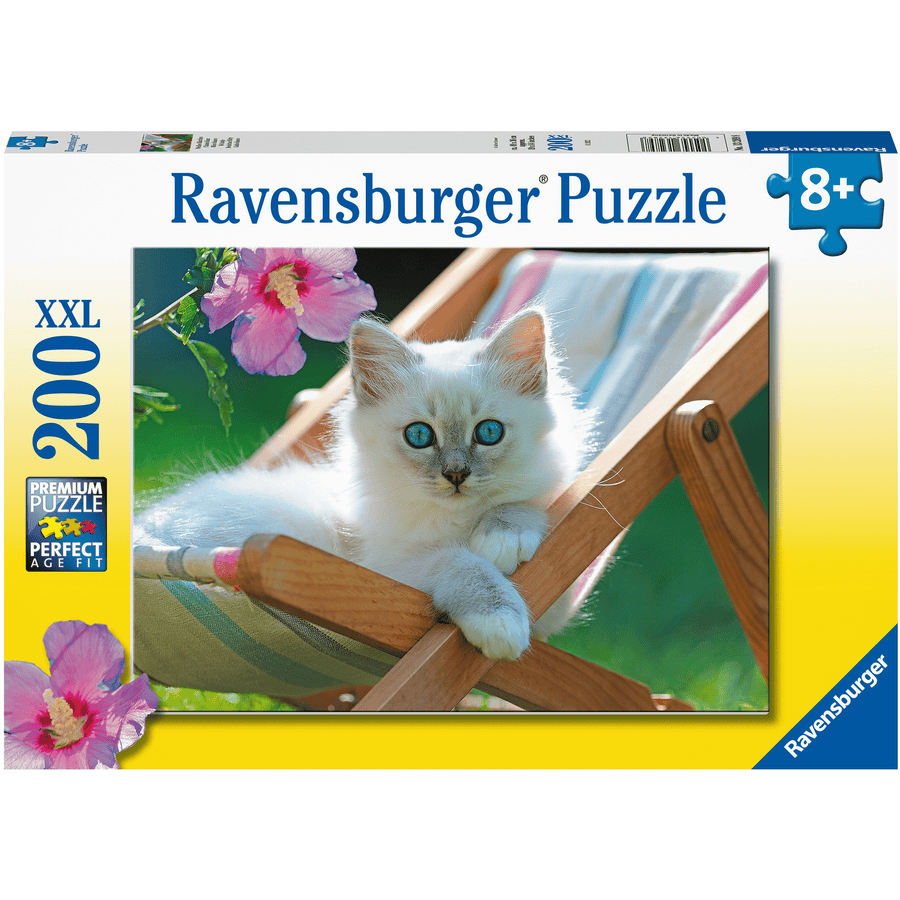 Ravensburger Puzzle XXL 100 Teile - Weißes Kätzchen

