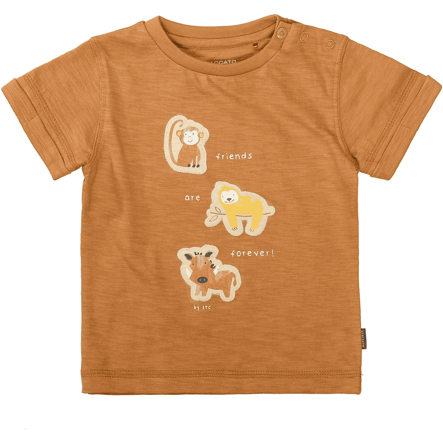 STACCATO  T-shirts med karamel