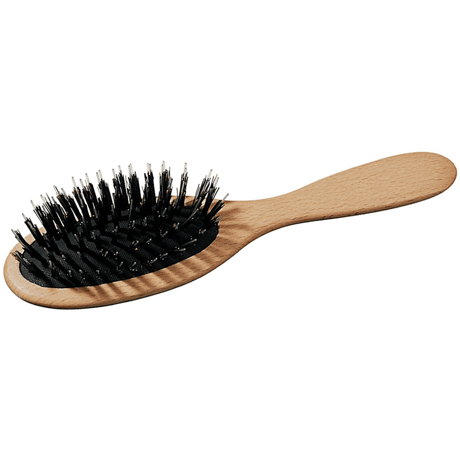 canal® Brosse à cheveux en poils de sanglier avec pince à coiffer, petit modèle