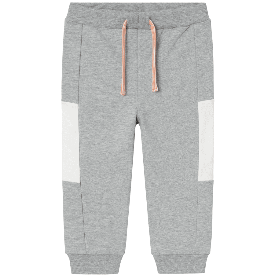 name it Pantalon sweat Nmmnormano Grey Melange