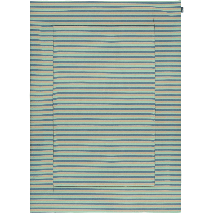 Alvi Majsrandig grön filt för småbarn 100 x 135 cm