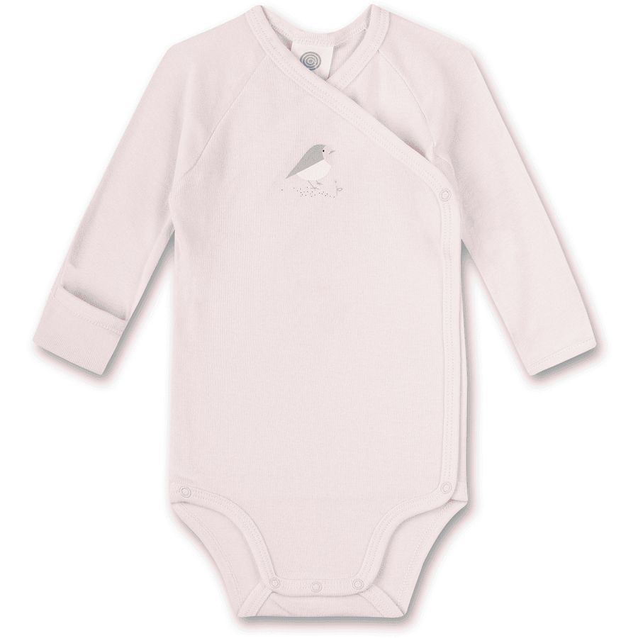 Sanetta Swaddling bodysuit fågel rosa 