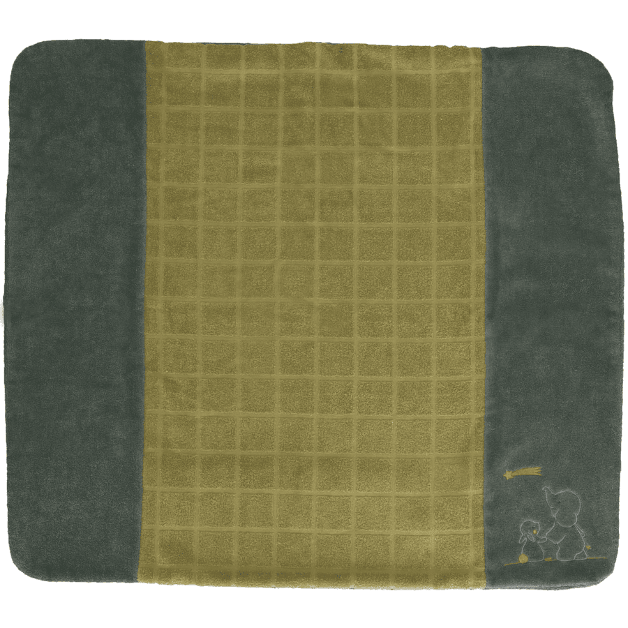 Sterntaler Wickelauflagenbezug Eddy dunkelgrün