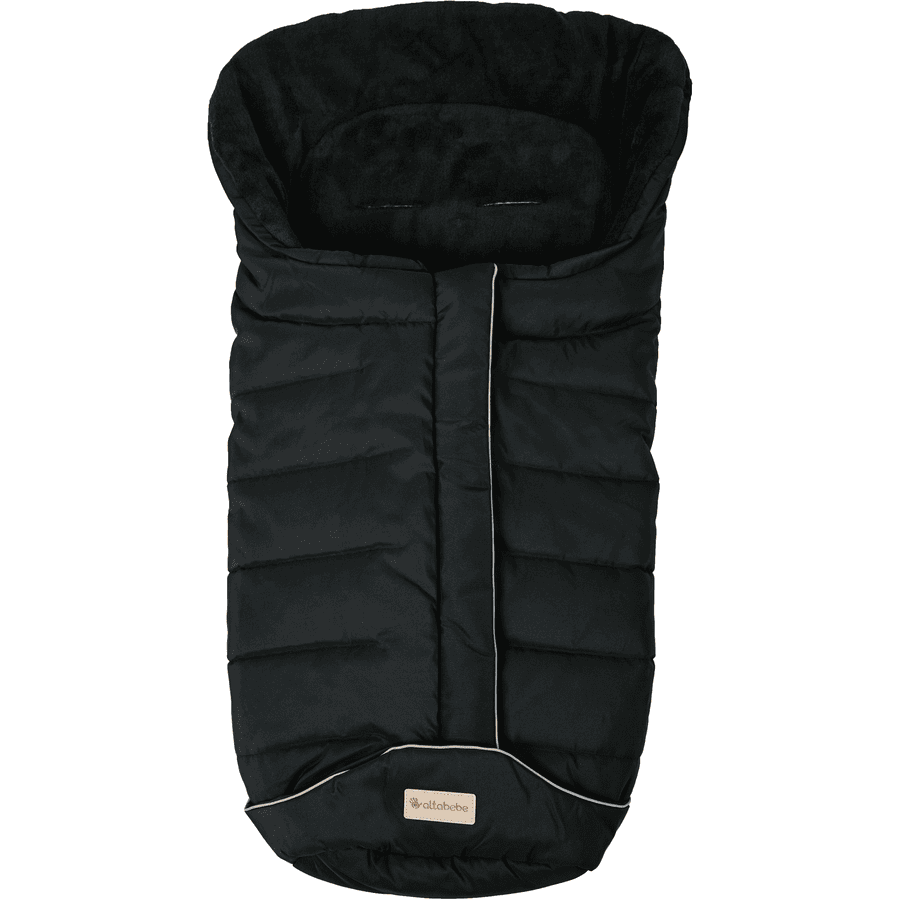 Altabebe Winter Footmuff Clima Guard para cochecito y silla de paseo Negro