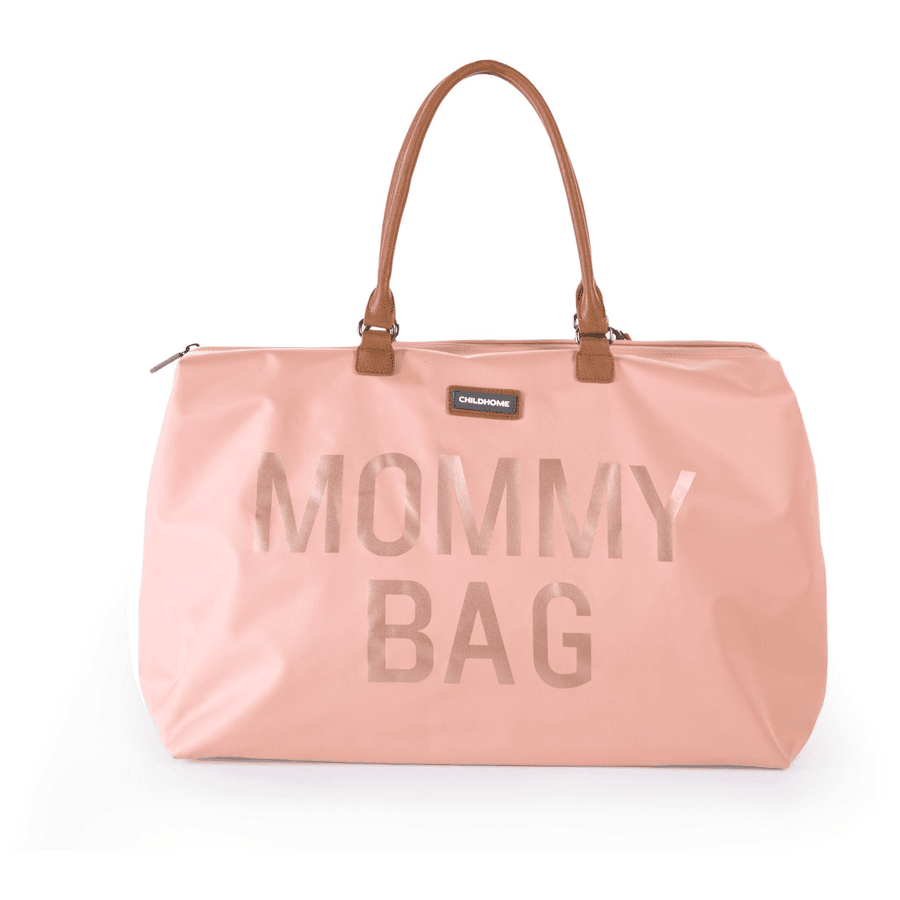CHILDHOME Hoitolaukku Mommy Bag suuri vaaleanpunainen