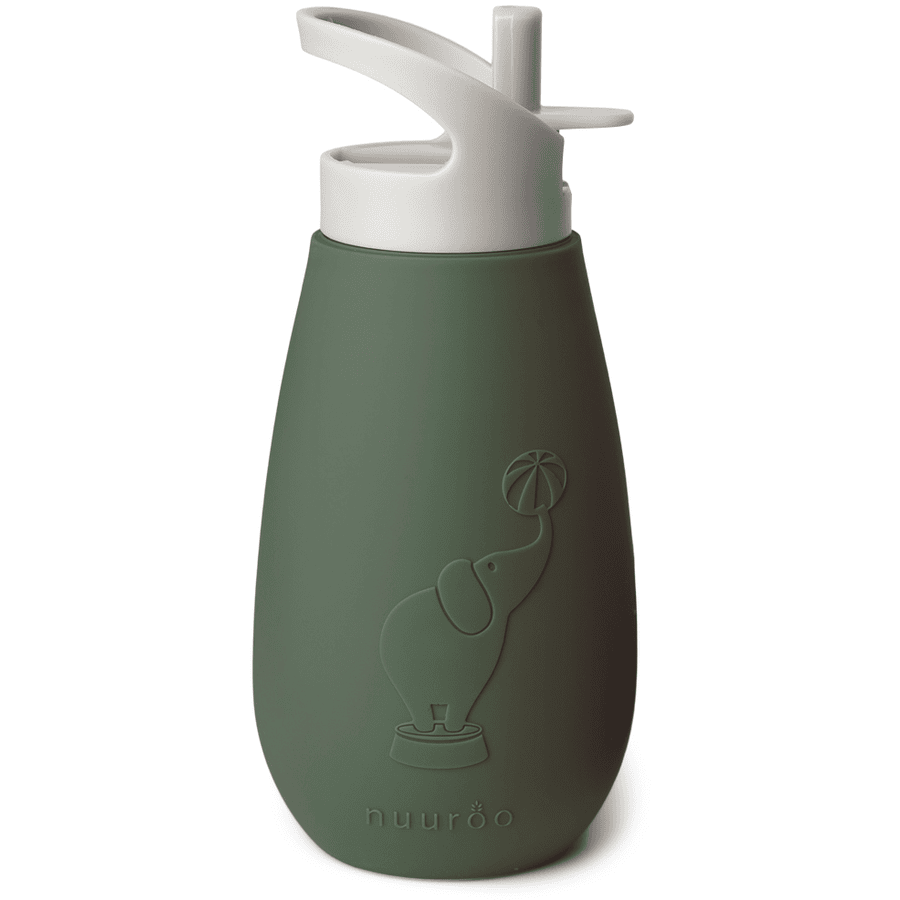 Nuuroo Drikkeflaske for barn Pax silikon Dusty Green 350 ml