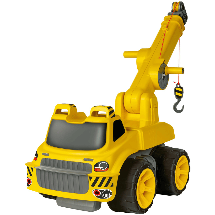 BIG Camion grue enfant Power Worker Maxi, jaune